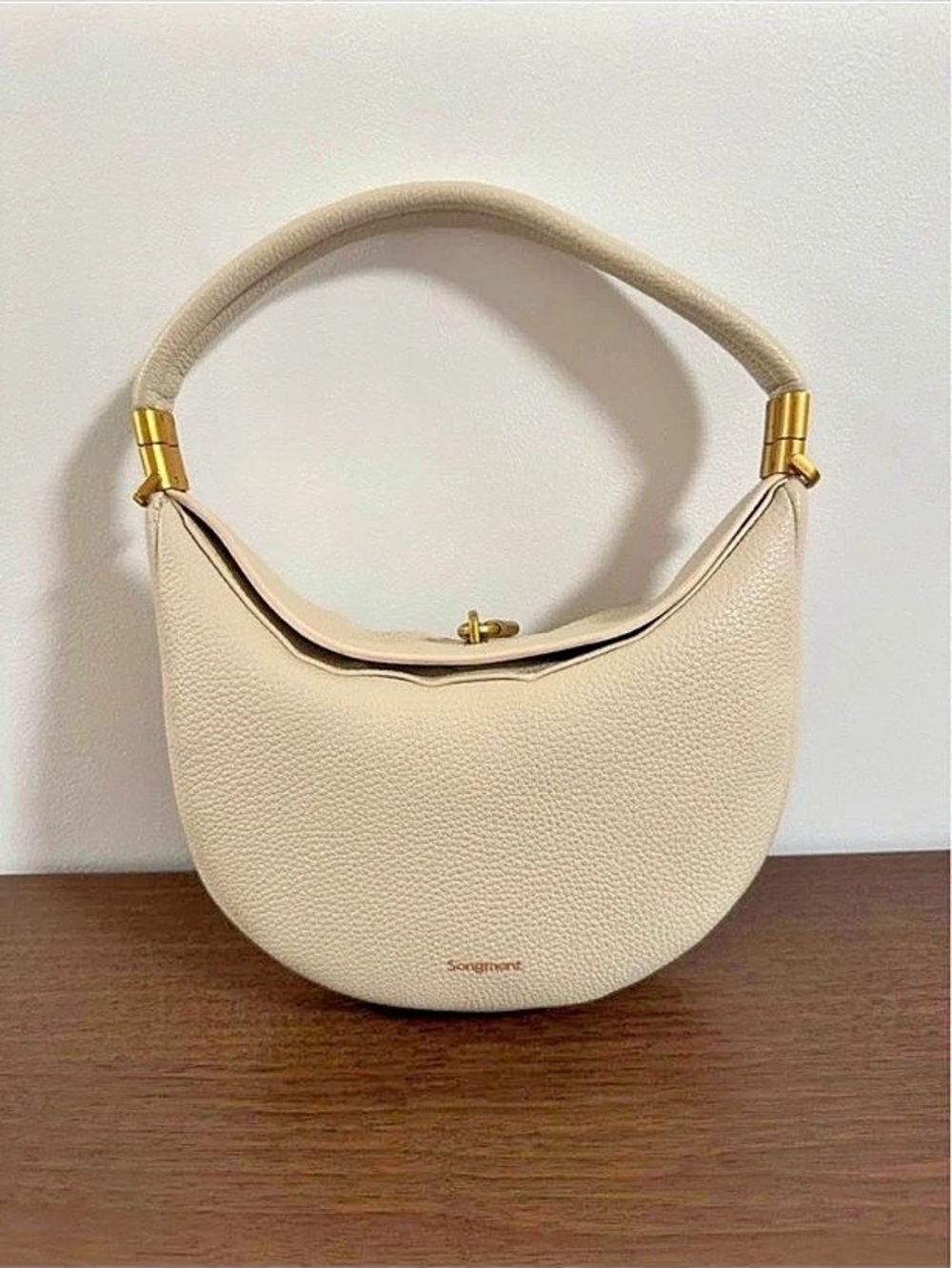 Songmont Luna Bag Cream Shoulder Bag